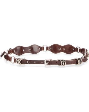 Isabel Marant Bolton Leather Belt - Brown