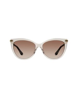 Stuart Weitzman 57Mm Gradient Butterfly Sunglasses - Natural