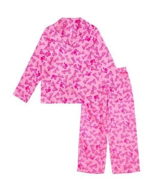 Barbie 2-Piece Pajama Shirt And Pants Set - Pink