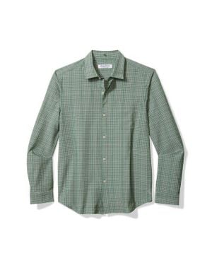 Tommy Bahama Bahama Coast Tidal Check Islandzone Button-Up Shirt - Green