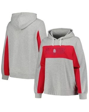 Profile St. Louis Cardinals Plus Size Pullover Jersey Hoodie - Red