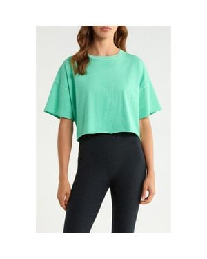 Beyond Yoga Better Than Ever Cropped T-Shirt - Green