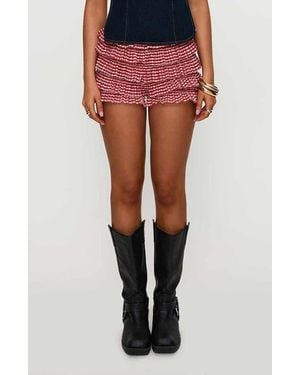Princess Polly Biscotti Gingham Ruffle Bloomer Shorts - Multicolor