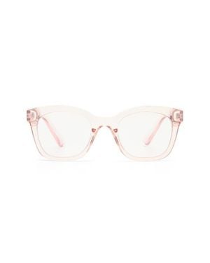 The Book Club The Beatrix 48Mm Square Light Blocking Reading Glasses - Multicolor
