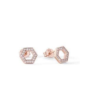 Ora Ana The Olivia Stud Earrings - Pink