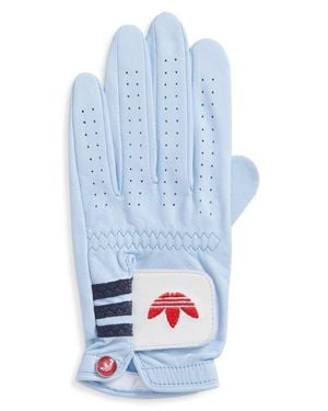 adidas Originals Perforated Leather Golf Gloves - Blue