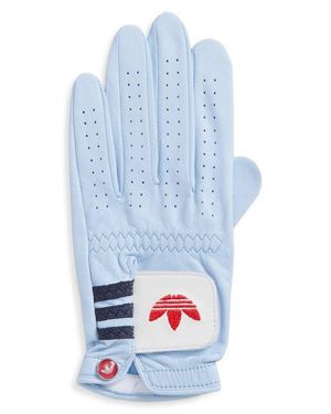 adidas Originals Perforated Leather Golf Gloves - Blue