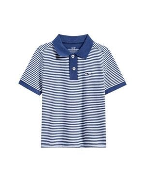 Vineyard Vines Kids' Edgartown Piqué Performance Polo - Blue