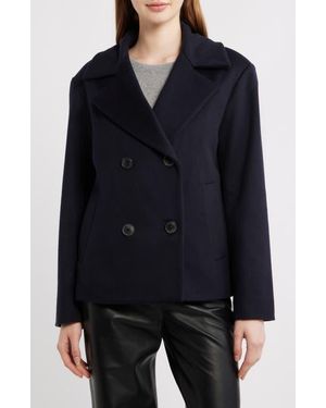 Fleurette Jane Wool Peacoat - Black
