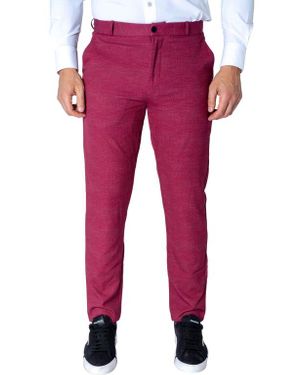 Maceoo Slim Fit Pants - Red