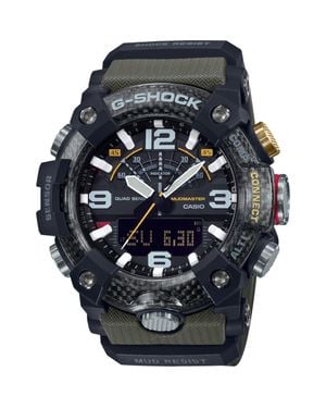 G-Shock Ana Digi Chornograph Resin Strap Watch, 53Mm - Black