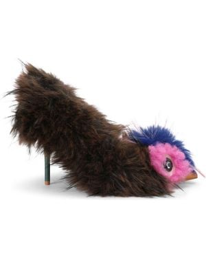 Kurt Geiger Mascot Faux Fur Pointed Toe Pump - Multicolor