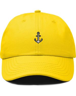 Alix Anchor Dad Cap - Yellow