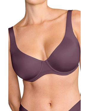 CUUP The Scoop Underwire Microfiber Bra - Purple