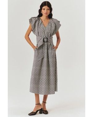 Exquise Hanna Midi Dress - Gray