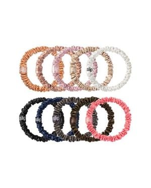 Slip Pure Silk 10-Pack Skinny Scrunchies (Nordstrom Exclusive) $100 Value - White