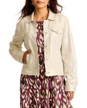 Tommy Bahama Two Palms Shimmer Linen Jacket - Multicolor