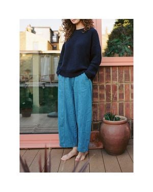 The Simple Folk The Chambray Denim Trouser - Blue