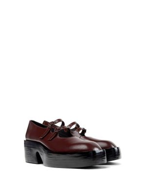 Camper Billie Platform Mary Jane - White