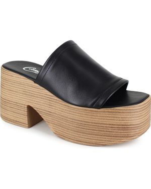 Zigi Ophelia Platform Slide Sandal - Blue