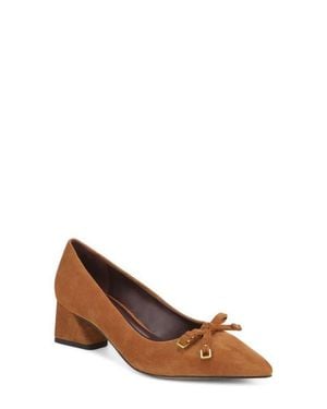 Franco Sarto Racer Faux Leather Pump - Brown