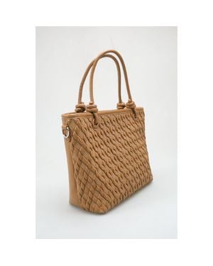 Prologue Shoes Capri Woven Bag - Brown
