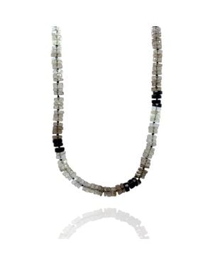 C. Grassi Faceted Gemstone Necklace - Metallic