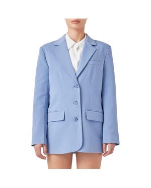 Endless Rose Suit Blazer - Blue
