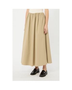 Weekend by Maxmara Aguzze Cotton Skirt - Natural
