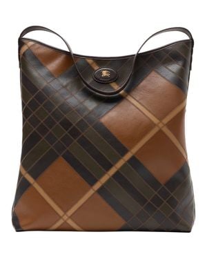 Burberry Large Highlands Shoulder Bag - Black