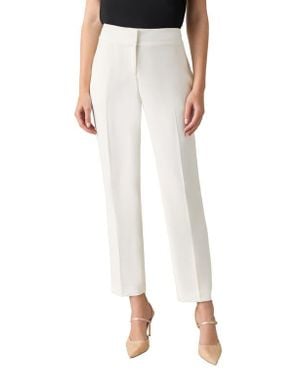 Kasper Ava Straight Leg Pants - White