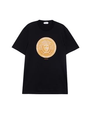 Versace Medusa Logo Graphic T-Shirt - Black