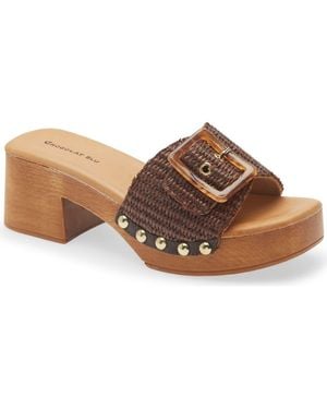 Chocolat Blu Lari Platform Sandal - Brown