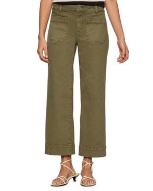 Sanctuary The Marine Crop Denim Pants - Green