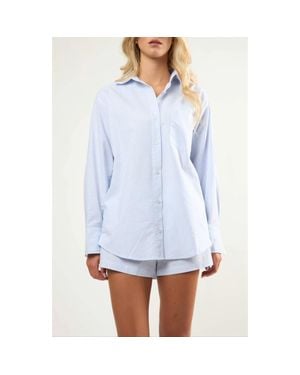 Viens Avec Moi The Hamptons Shirt - Blue