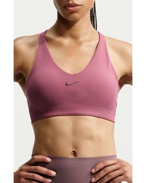 Nike Universa Dri-Fit Padded Sports Bra - Purple
