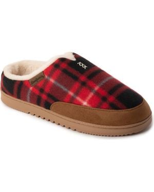 Dearfoams Aldan Shacket Clog Slippers - Red