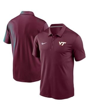 Nike Virginia Tech Hokies Victory Solid Performance Polo - Purple