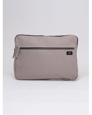 Terra Thread 15.6-Inch Organic Cotton Laptop Sleeve - Gray