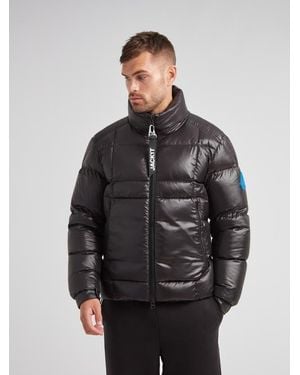 Jacket Ez Boxed Funnel Neck Puffer Jacket - Gray