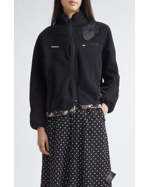 Undercover Blouson Fleece Zip Jacket - Black