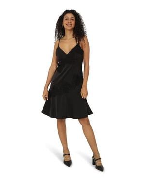 Belle & Bloom Real Love Slip Dress - Black