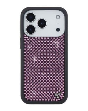 Wildflower Cases Rhinestone Iphone 17/17E/Air/17 Pro/17 Pro Max Case - Purple