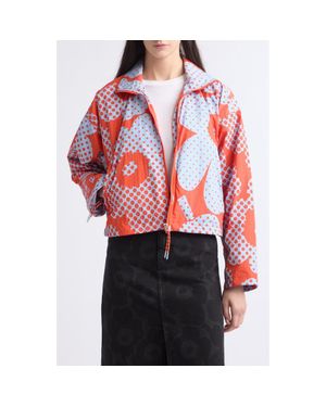 Marimekko Harjoitus Unko Kiski Funnel Neck Jacket - Red