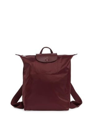 Longchamp Medium Le Pliage One Backpack - Purple