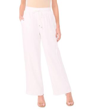 Cece Drawstring Linen Blend Pants - Pink