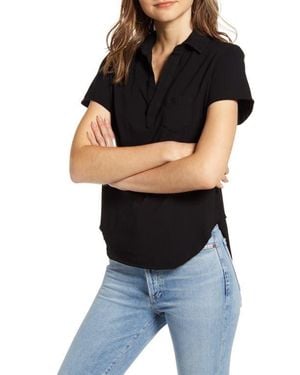Frank & Eileen Pocket Tee - Black