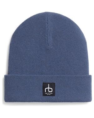 Rag & Bone Evan Beanie - Blue