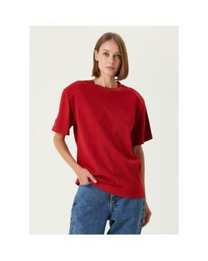 Pcfg Cotton Your *Itch Printed T-Shirt - Red