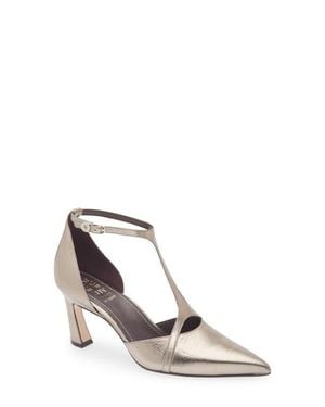 27 EDIT Naturalizer Ezlyn T-Strap Pointed Toe Pump - White